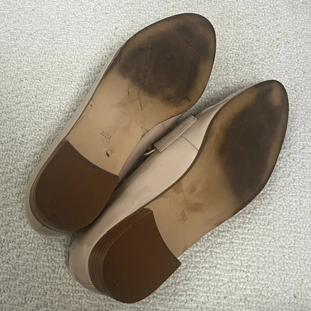 2/$30 Halogen Nude Patent Leather Loafers 8.5M